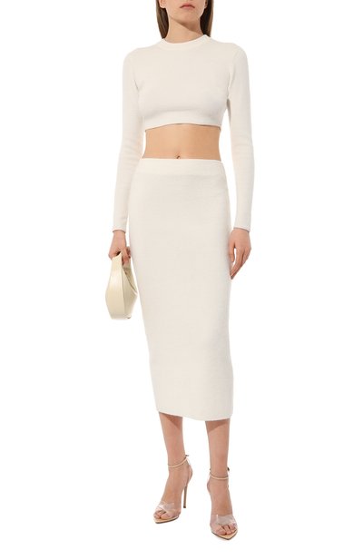 Юбка HUGO белого цвета по цене 16450 руб., арт. 50482462, фото 2 Юбка HUGO, арт. 50482462, фото 2