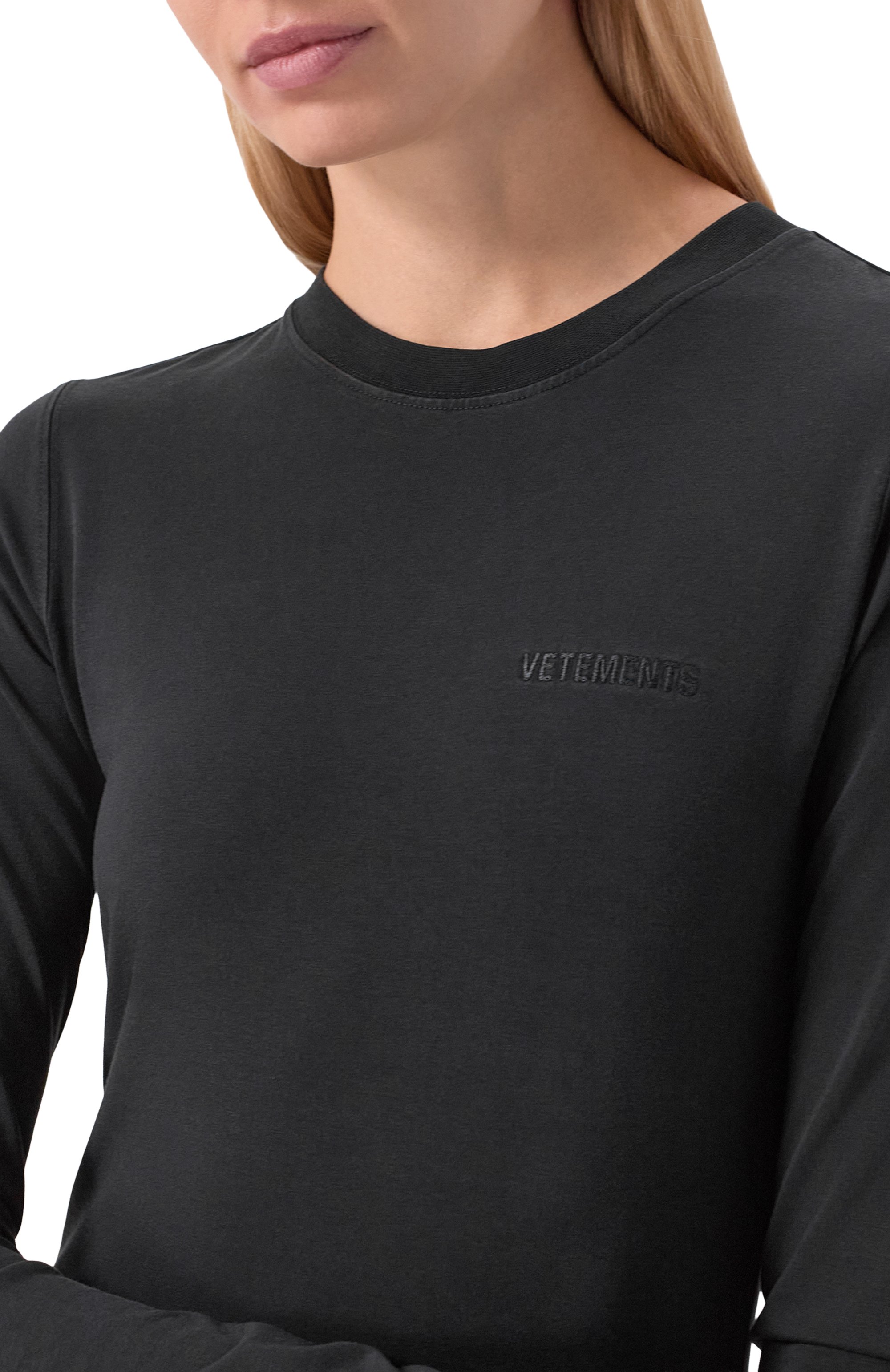 Хлопковое платье VETEMENTS, арт. WE76DR540B/1200 STRETCH JERSEY, фото 4