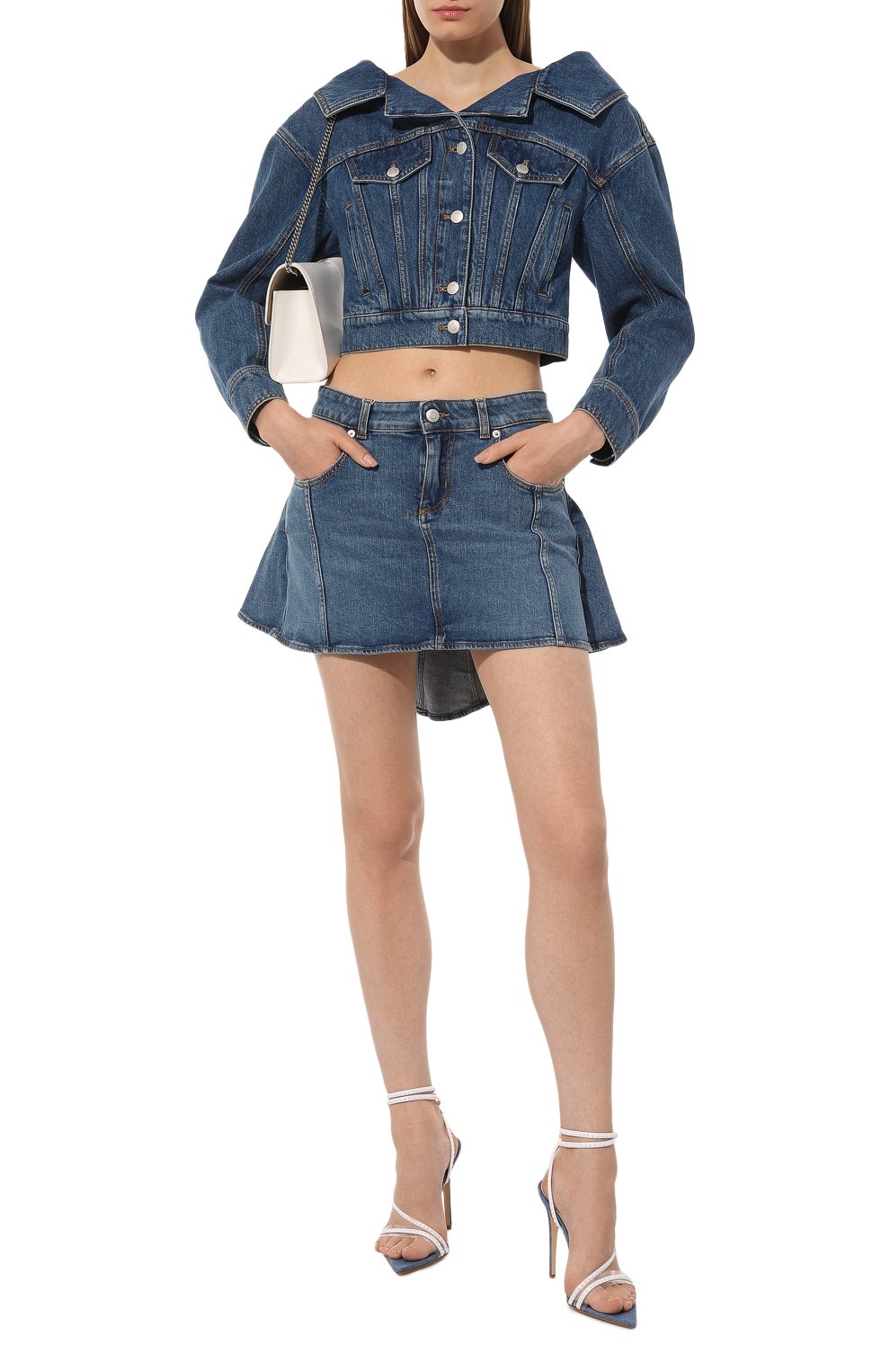 Джинсовая куртка ALEXANDER MCQUEEN, арт. 752781/QMACG, фото 2