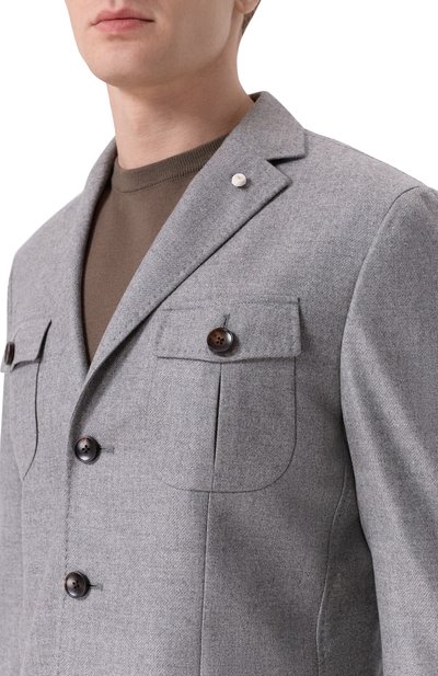 Куртка из шерсти и кашемира L.B.M. 1911, арт. 2564/52521, фото 5