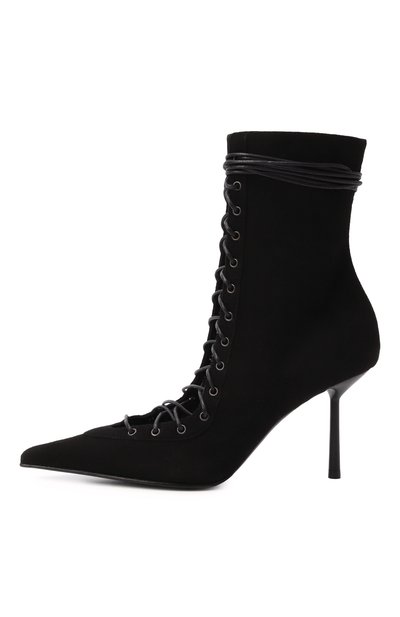 Замшевые ботильоны colette 80 LE SILLA, арт. 4249B080BMPPVEP, фото 4