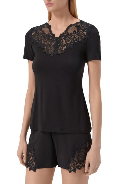 Футболка C.ALLA черного цвета по цене 35050 руб., арт. DV0569 MA, фото 3 Футболка C.ALLA, арт. DV0569 MA, фото 3