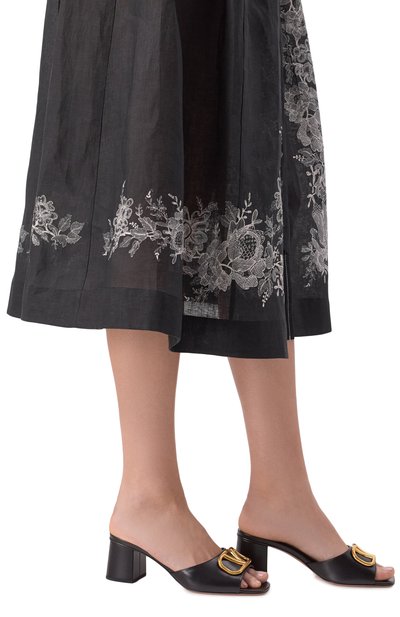 Кожаные мюли vlogo VALENTINO, арт. 6W2S0HA6/DSH, фото 3