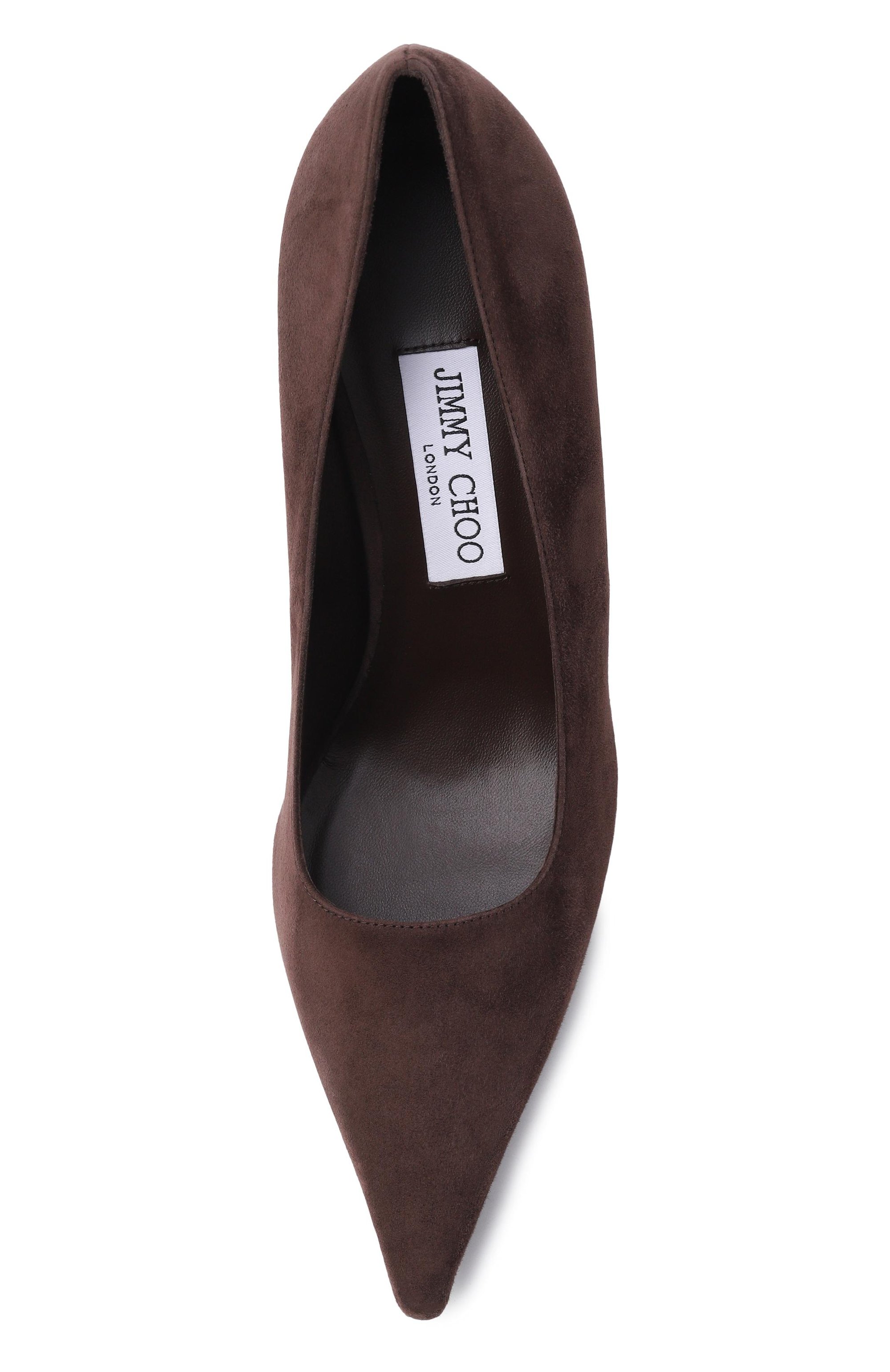 Замшевые туфли ixia 80 JIMMY CHOO, арт. IXIA80JRS, фото 6