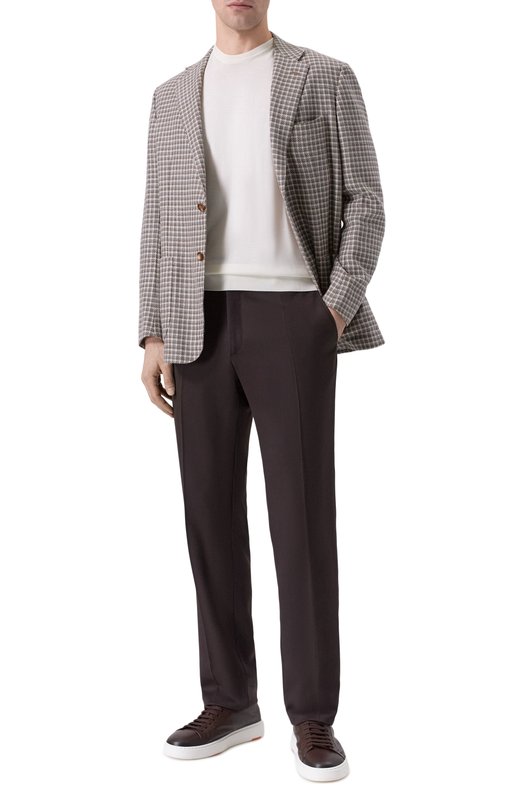 Шелковый джемпер Colombo MA04863/4-120AN Кремовый  MA04863/4-120AN Фото 2