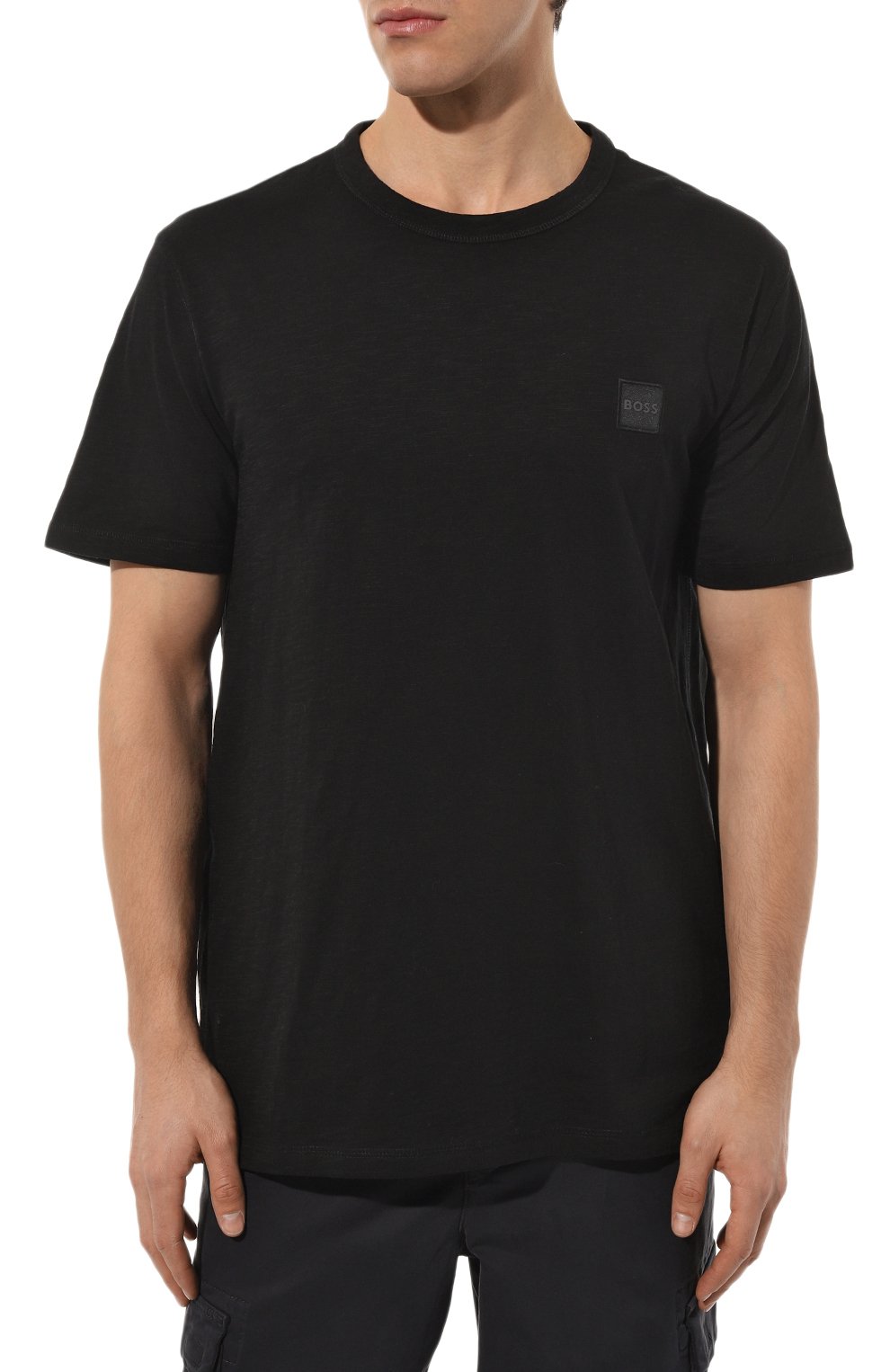 Хлопковая футболка BOSS ORANGE, арт. 50478771, фото 3