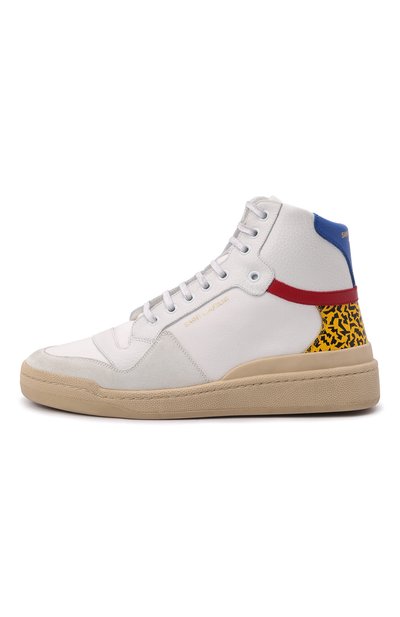 Комбинированные кеды SAINT LAURENT, арт. 669434/12N40, фото 3