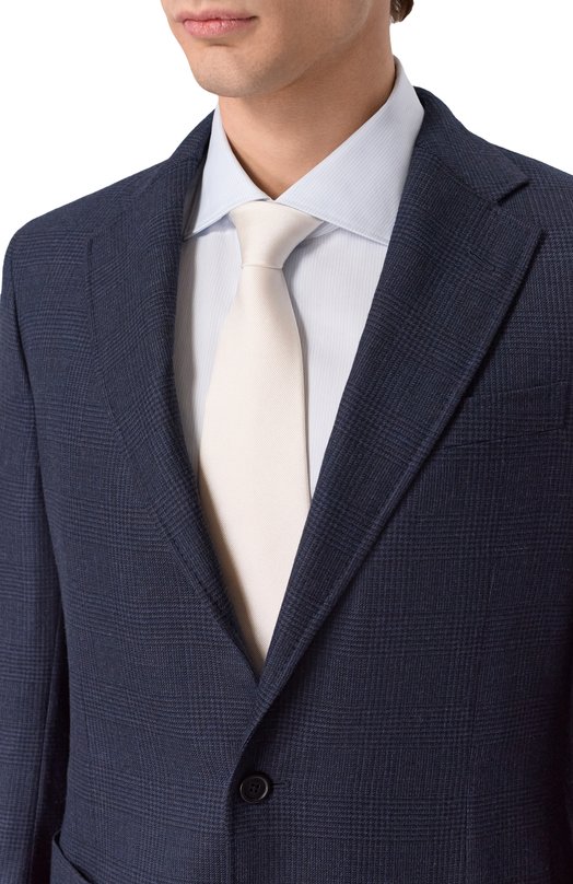 Шелковый галстук Van Laack VL-LUIS-EL/K04264 Белый  VL-LUIS-EL/K04264 Фото 2