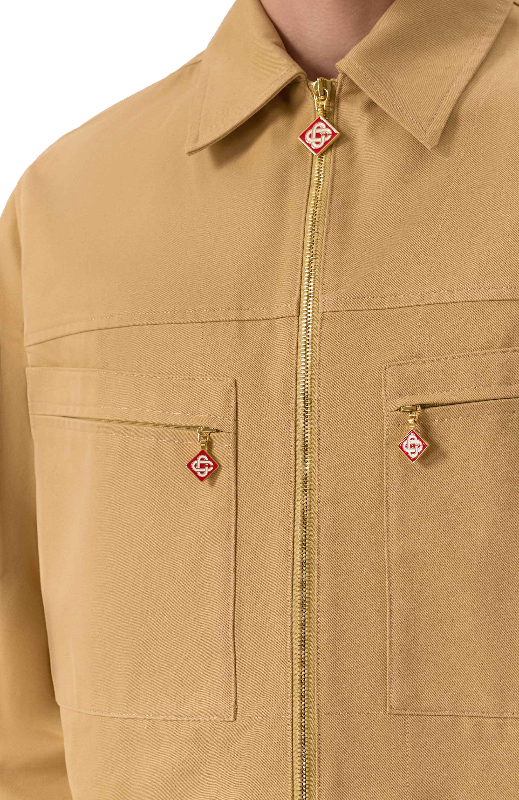 Хлопковая куртка-рубашка CASABLANCA, арт. MS25-JK-341-01, фото 5