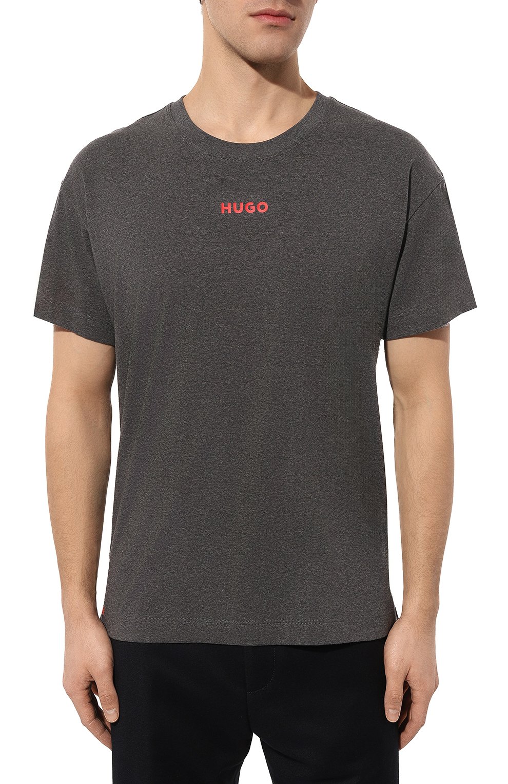 Хлопковая футболка HUGO, арт. 50493057, фото 3