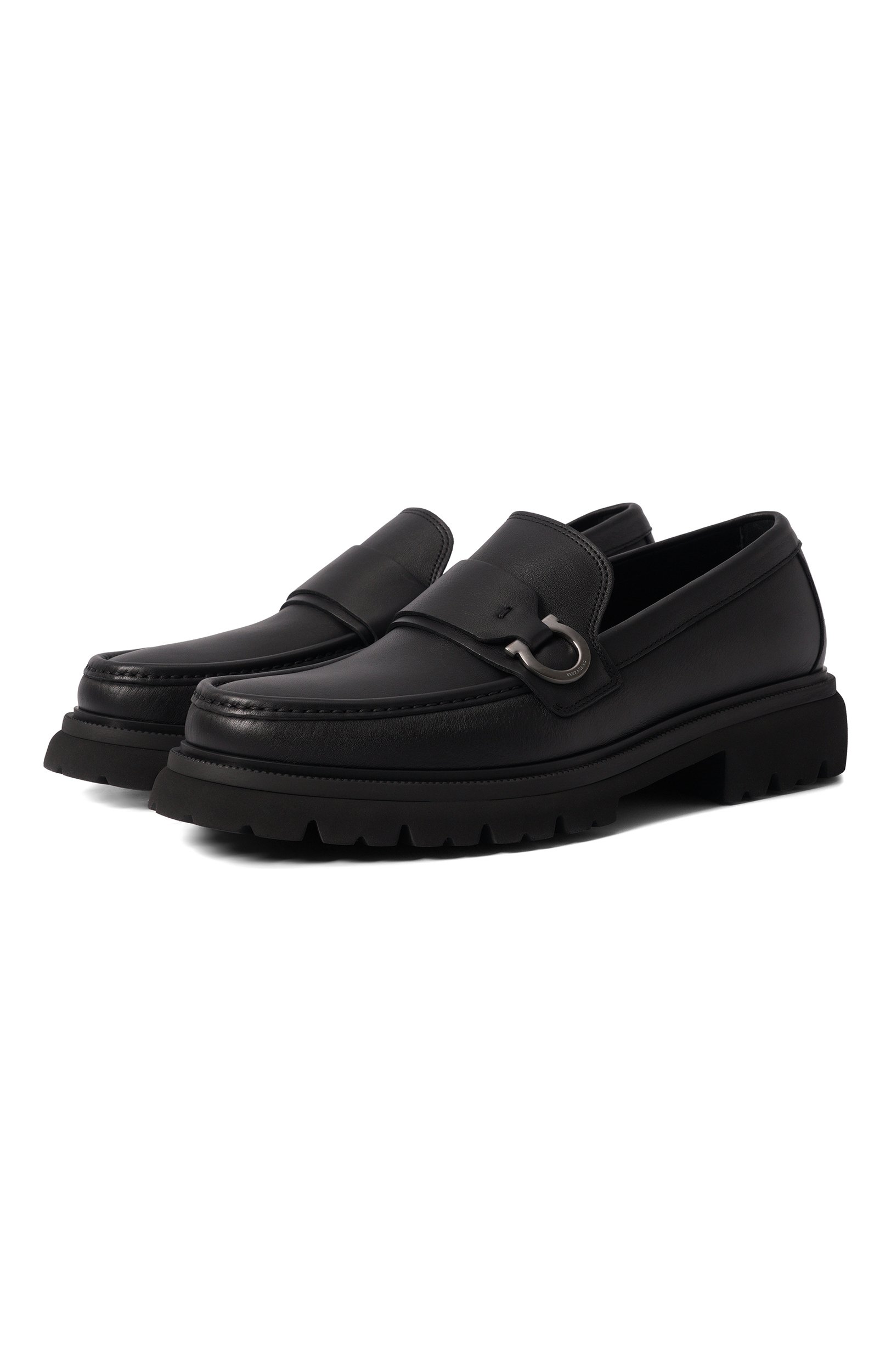Кожаные лоферы bleecker FERRAGAMO черного цвета по цене 122000 руб., арт. 029966/784452, фото 1 Кожаные лоферы bleecker FERRAGAMO, арт. 029966/784452, фото 1
