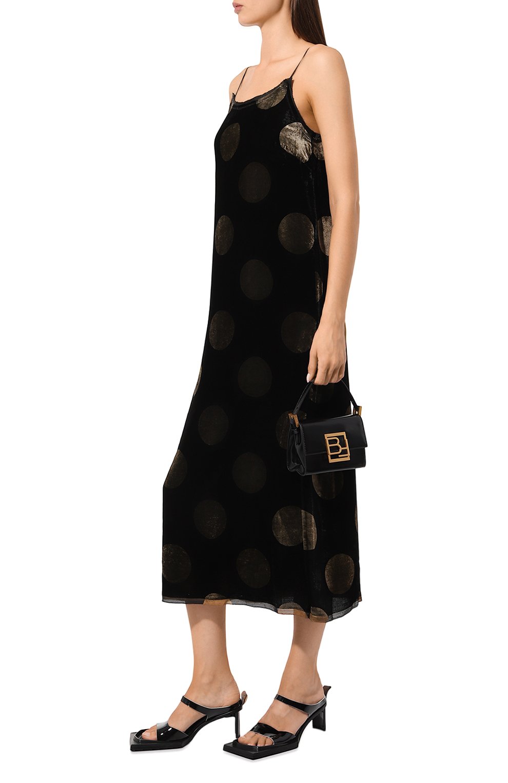 Платье из вискозы и шелка UMA WANG, арт. UP5031, фото 3