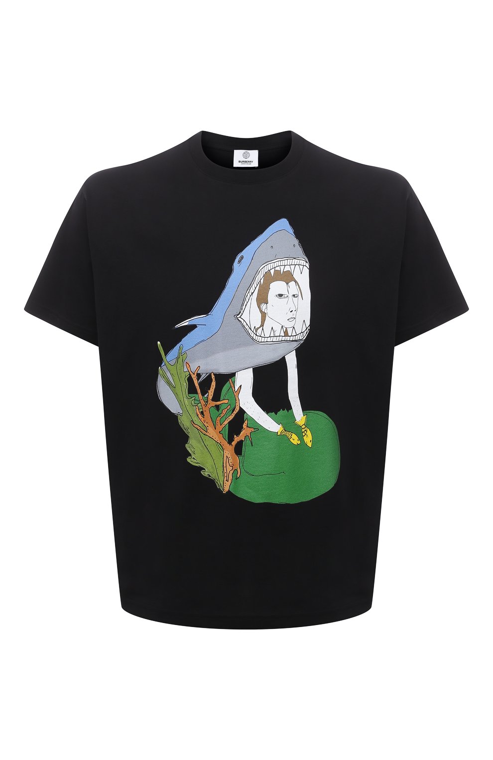 Хлопковая футболка BURBERRY, арт. 8040680, фото 1