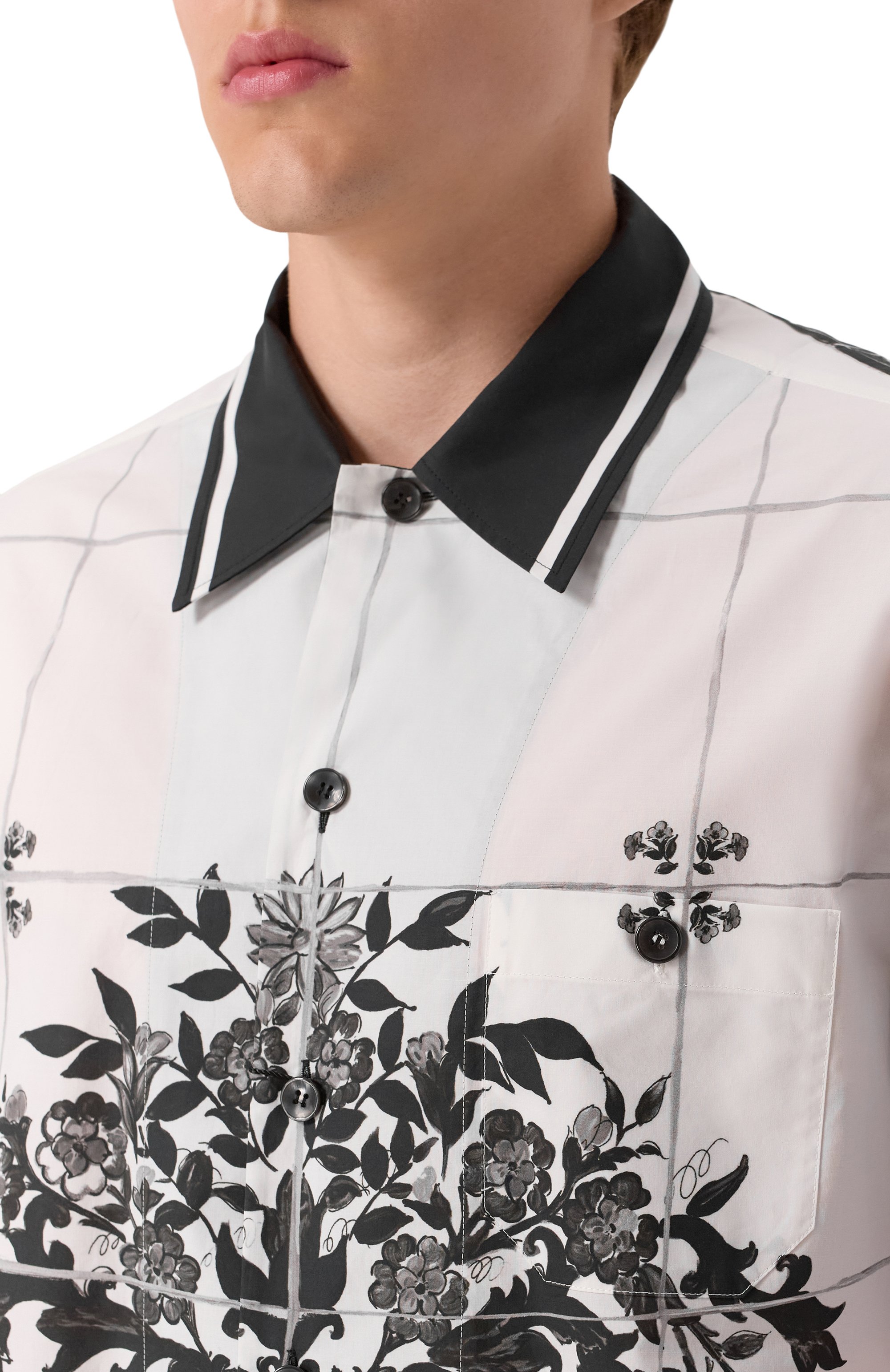 Хлопковая рубашка DOLCE & GABBANA, арт. G5JH9T/HH5EC, фото 5