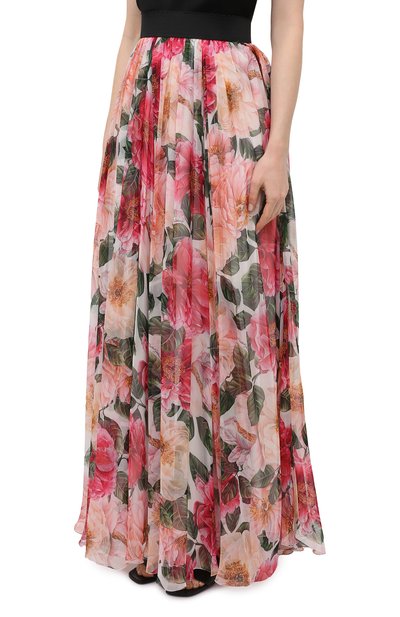 Шелковая юбка DOLCE & GABBANA, арт. F4B0WT/IS1E4, фото 3