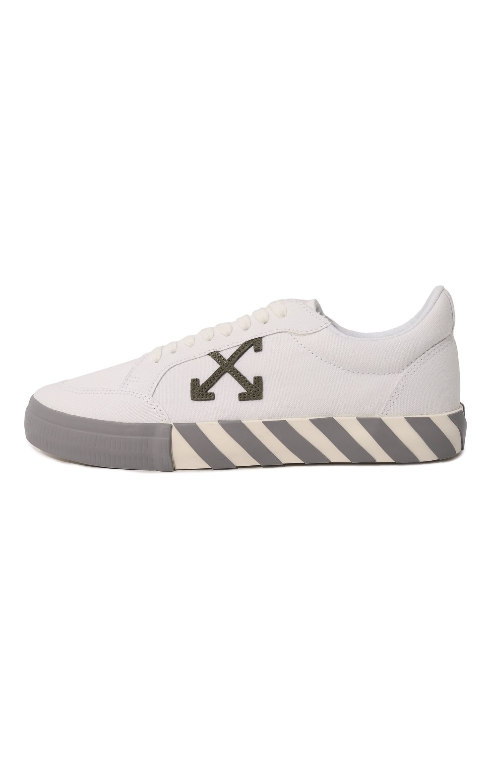 Текстильные кеды vulcanized OFF-WHITE, арт. 0MIA085F22FAB0010156, фото 4