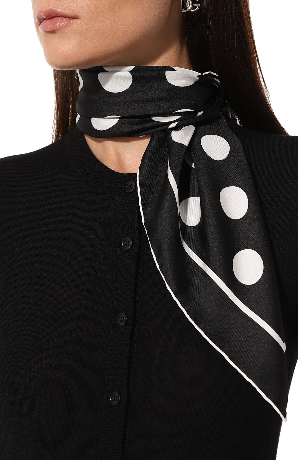 Шелковый платок DOLCE & GABBANA, арт. FN092R/GDCLA, фото 3