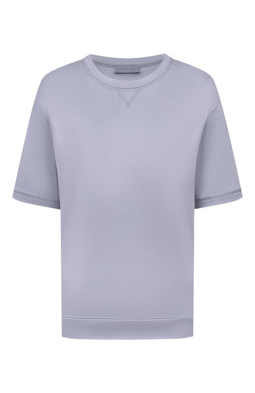 Футболка из шелка и хлопка MVST M25.2MW.H403/SC00 Голубой M25.2MW.H403/SC00