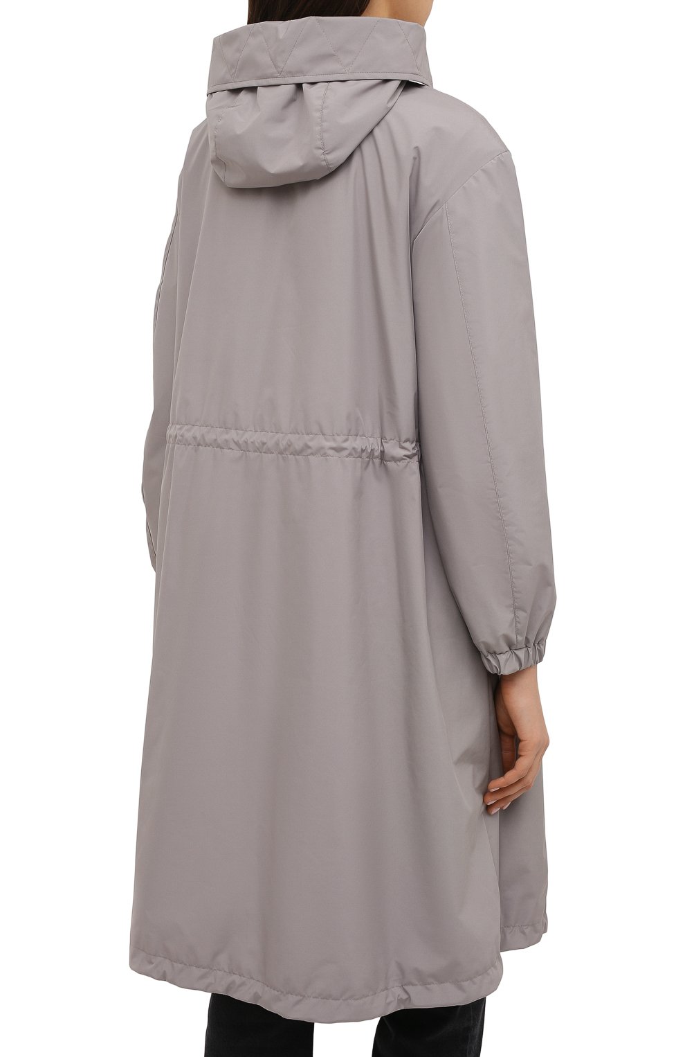 Парка MOORER серого цвета по цене 136500 руб., арт. AITANA-STP/M0DPA100001-TEPA023, фото 4 Парка MOORER, арт. AITANA-STP/M0DPA100001-TEPA023, фото 4