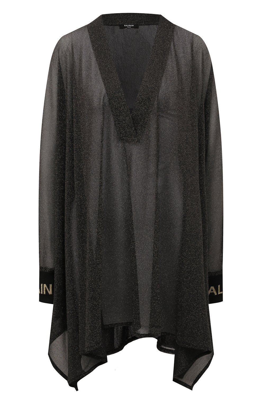 Туника BALMAIN черного цвета по цене 61550 руб., арт. BKA801090, фото 1 Туника BALMAIN, арт. BKA801090, фото 1