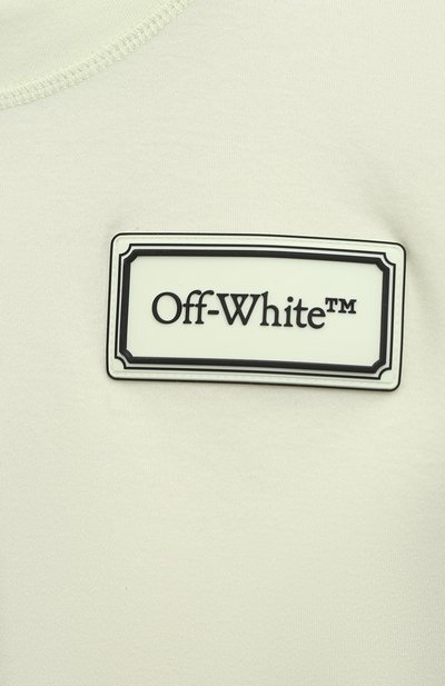 Хлопковая футболка OFF-WHITE, арт. 0WAA090S21JER004, фото 5
