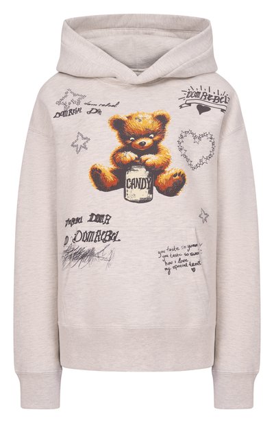 Женский хлопковое худи DOMREBEL, арт. TREATS/PULL0VER H00DIE