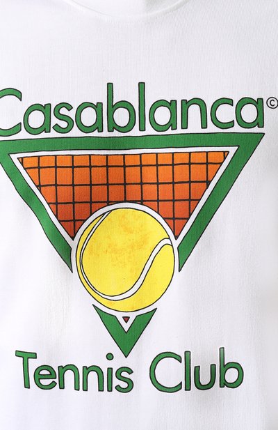 Хлопковая футболка CASABLANCA, арт. MS20-TS-001 CASA TENNIS CLUB IC0N, фото 5