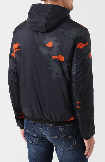 Двусторонний бомбер на молнии с капюшоном EMPORIO ARMANI, арт. 6Z1B97/1NUNZ, фото 4