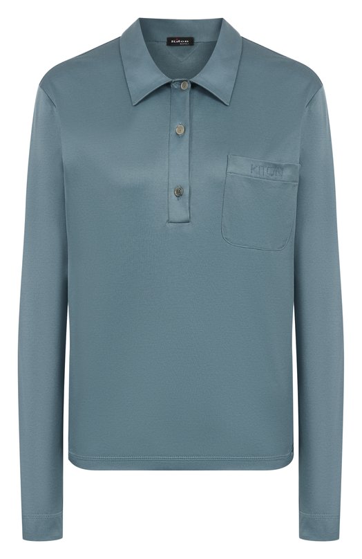 Хлопковое поло Kiton D58440H080511616 Зелёный D58440H080511616