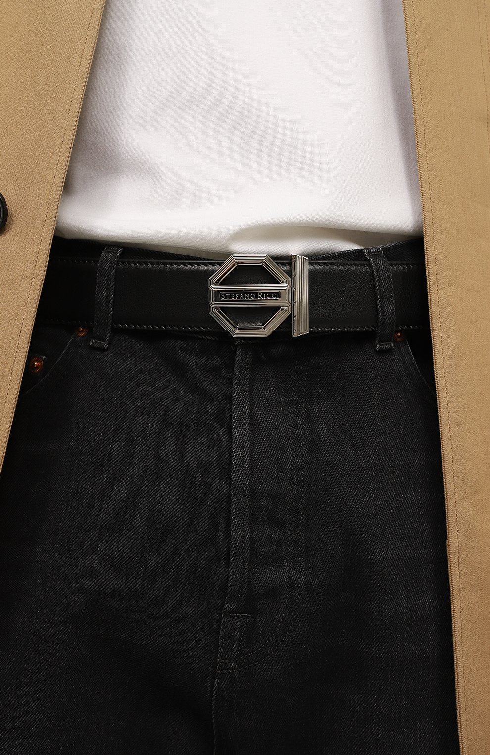 Кожаный ремень STEFANO RICCI, арт. N381VH/C554P, фото 2