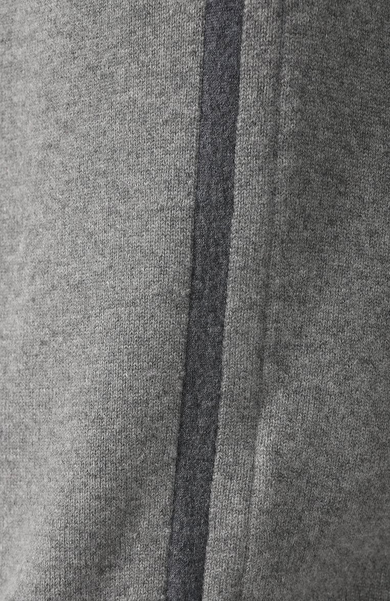 Мужской джемпер из смеси шерсти и кашемира BERLUTI серого цвета, арт. R14KRL104-001 | Фото 5 (Рукава: Длинные; Рукава от горловины: Длинные; Материал внешний: Шерсть, Кашемир; Длина (для топов): Стандартные; Статус проверки: Проверена категория, Проверено; Принт: Без принта; Мужское Кросс-КТ: Джемперы; Вырез: Круглый; Стили: Кэжуэл)