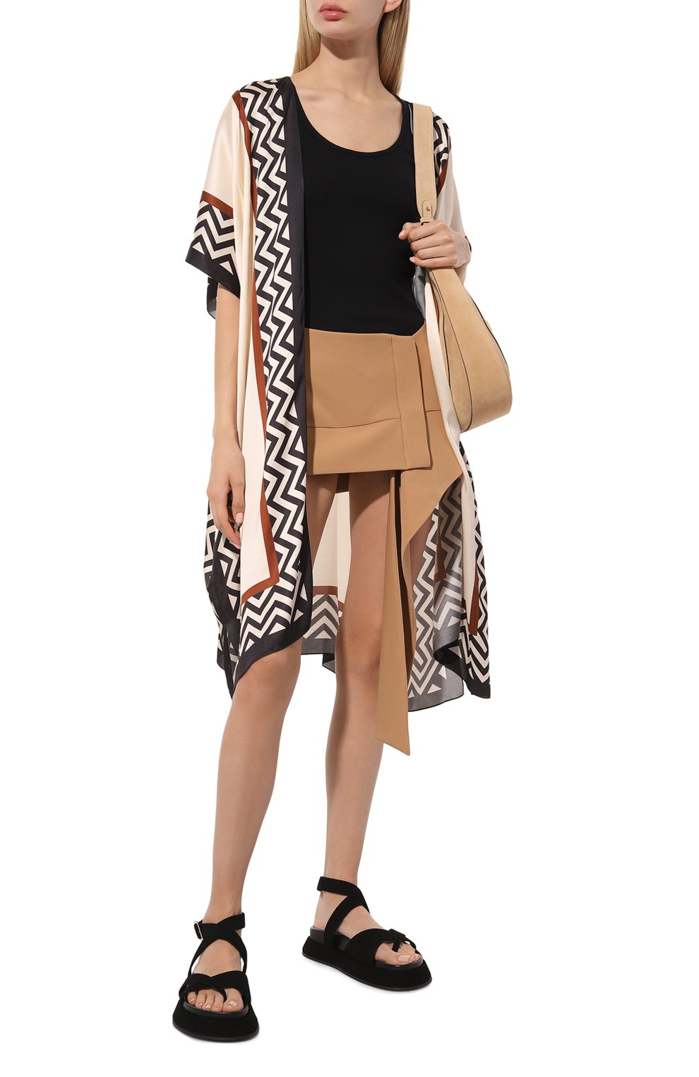Туника из вискозы WEEKEND MAX MARA разноцветного цвета по цене 30990 руб., арт. ESTREMO 23369104, фото 2 Туника из вискозы WEEKEND MAX MARA, арт. ESTREMO 23369104, фото 2