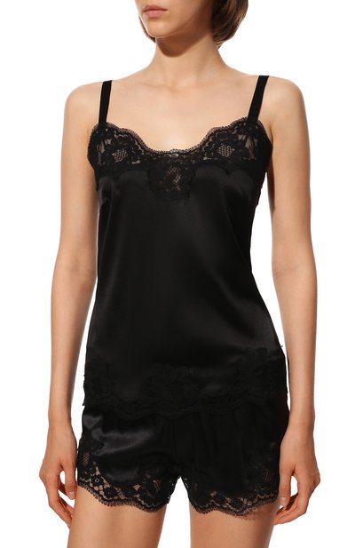 Топ из шелка и хлопка DOLCE & GABBANA, арт. 07A00T/FUAD8, фото 3