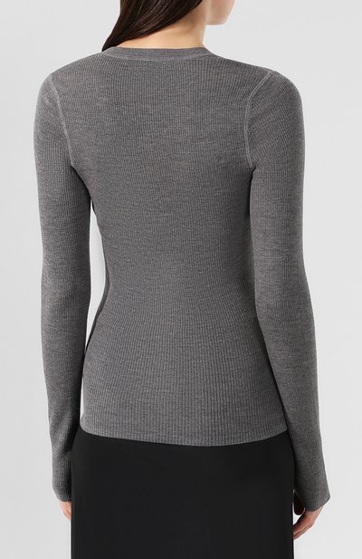 Шерстяной пуловер ALEXANDERWANG.T серого цвета по цене 29950 руб., арт. 4KC2191076, фото 4 Шерстяной пуловер ALEXANDERWANG.T, арт. 4KC2191076, фото 4