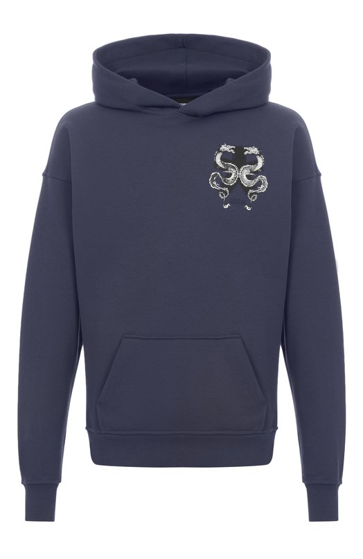 Хлопковое худи Comme des Fuckdown CFABM01845 Серый CFABM01845