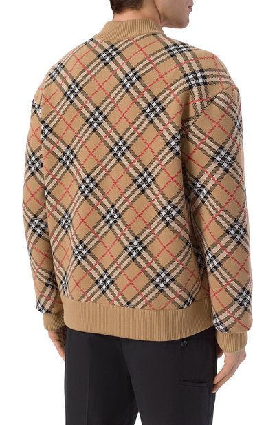 Кардиган из хлопка и шерсти BURBERRY, арт. 8119437, фото 4