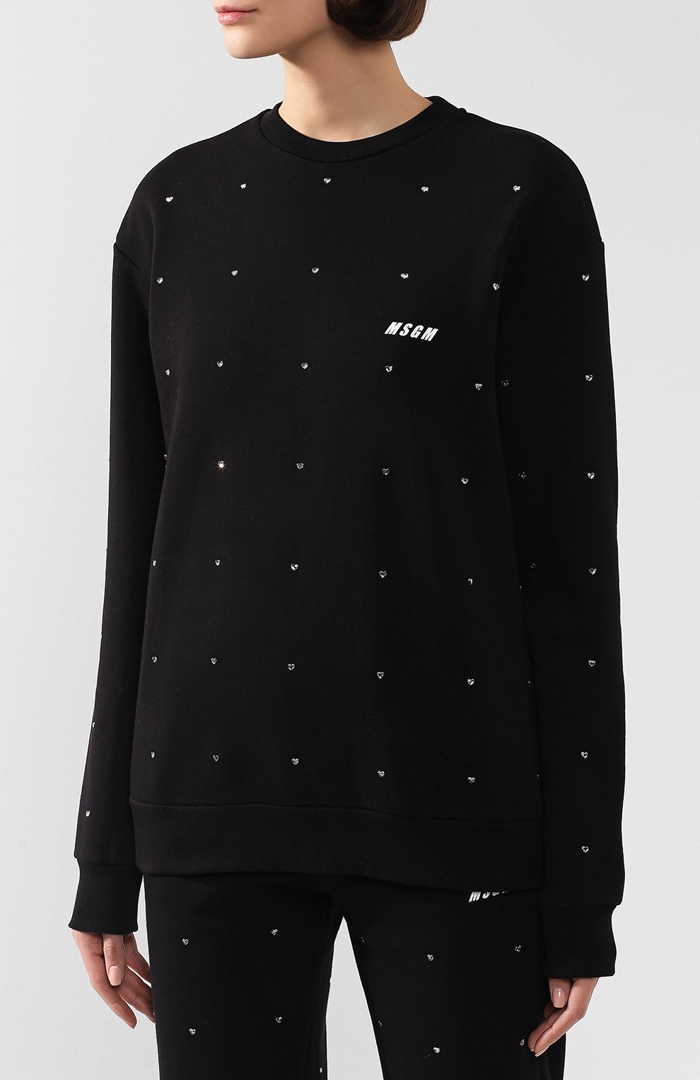 Хлопковый свитшот MSGM, арт. 2742MDM277 195799, фото 3