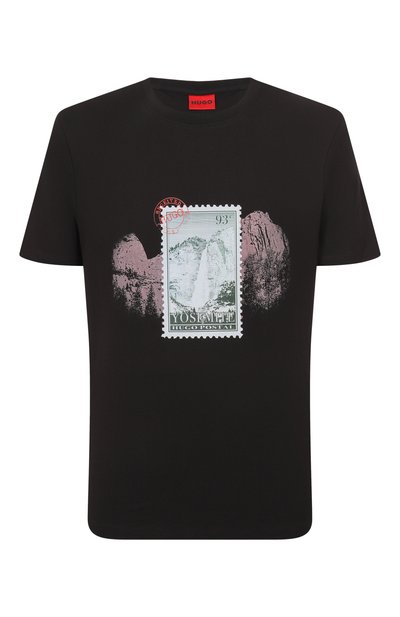 Хлопковая футболка HUGO, арт. 50553713, фото 1