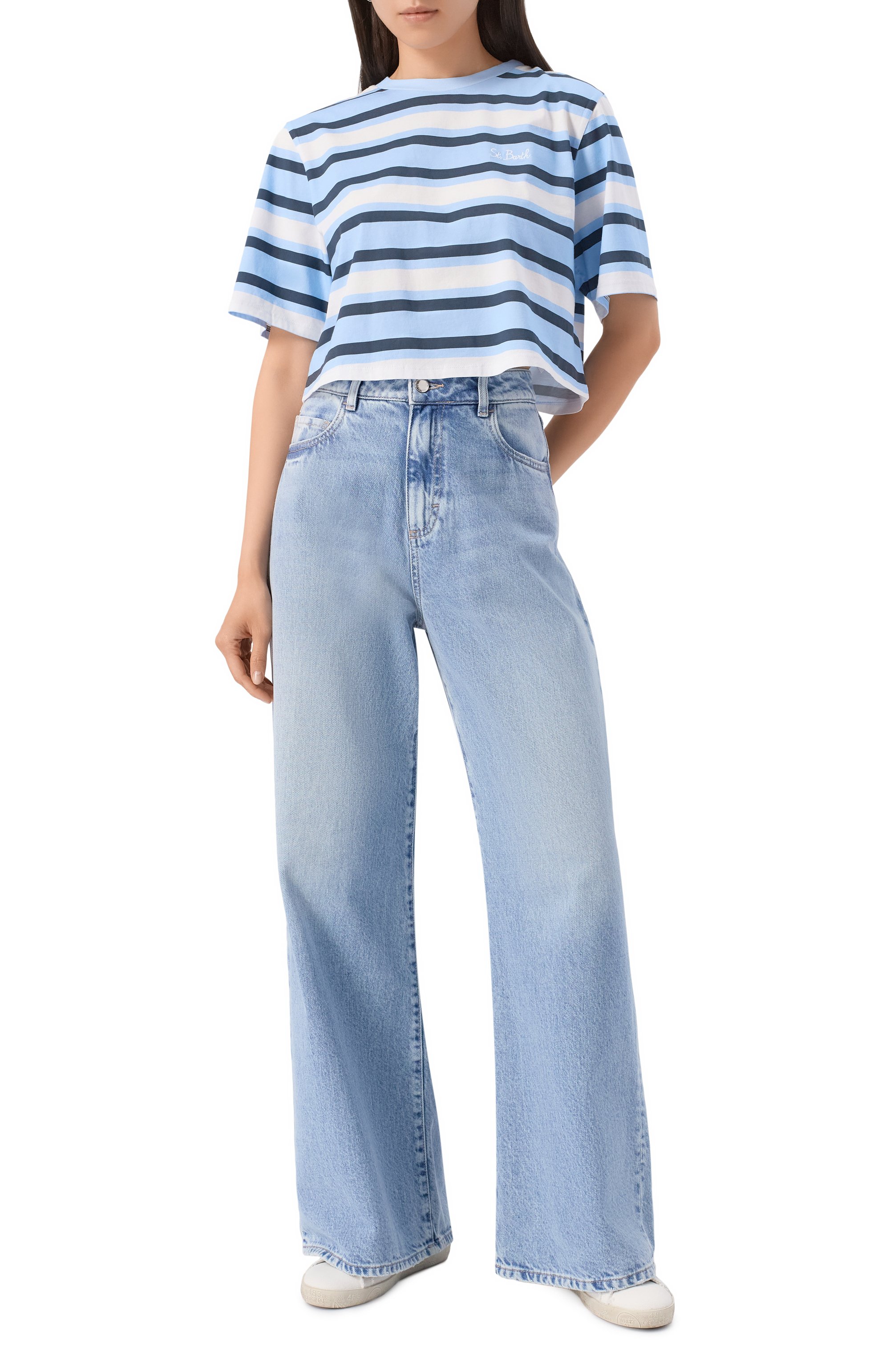 Хлопковая футболка MC2 SAINT BARTH, арт. STBW MALIA/06779H, фото 2