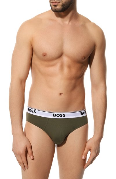 Комплект из трех брифов BOSS синего цвета по цене 4800 руб., арт. 50495435, фото 2 Комплект из трех брифов BOSS, арт. 50495435, фото 2