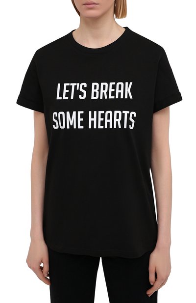 Хлопковая футболка SEVEN LAB, арт. T20-BR HEART black, фото 3