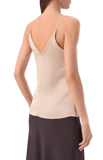 Атласный топ BRUNELLO CUCINELLI, арт. MPC59BD802, фото 4