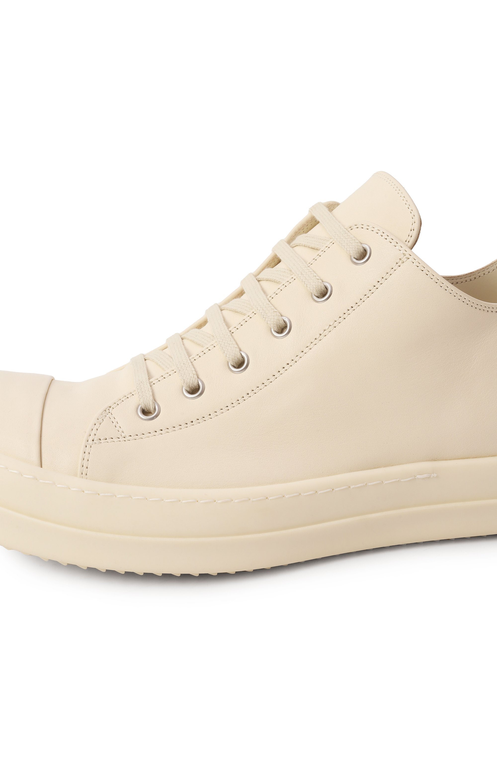 Кожаные кеды porterville RICK OWENS, арт. RU02D6891/LC0, фото 7