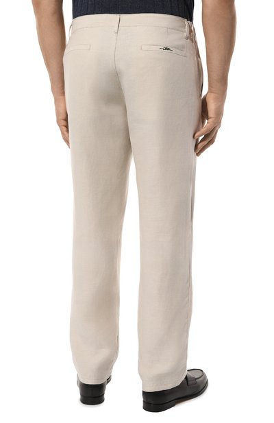 Брюки изо льна и шелка ZILLI, арт. CP801BM0850VZC000, фото 4