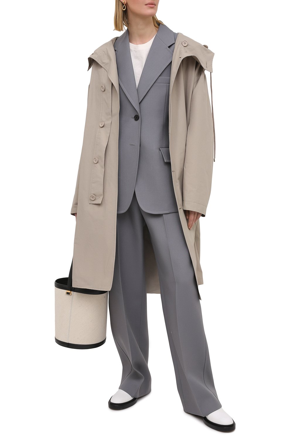 Хлопковый плащ THE FRANKIE SHOP, арт. C0 UHR KR 09, фото 2