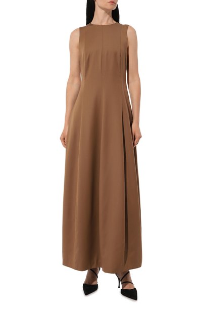 Шерстяное платье AGREEG коричневого цвета по цене 170000 руб., арт. 24023134, фото 3 Шерстяное платье AGREEG, арт. 24023134, фото 3