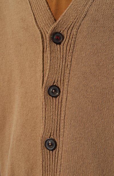 Кардиган из шерсти и льна MAISON MARGIELA, арт. SI1GP0003/S18064, фото 5