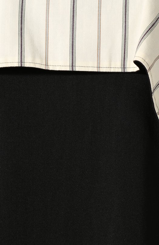 Шерстяное платье Yohji Yamamoto Чёрный, фото 5