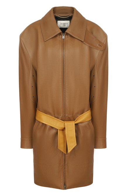 Женская кожаная куртка SAINT LAURENT, арт. 843936/YCDJ2