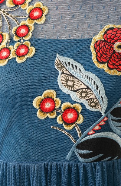 Платье-миди REDVALENTINO темно-синего цвета по цене 135000 руб., арт. TR0VA11W/51T, фото 5 Платье-миди REDVALENTINO, арт. TR0VA11W/51T, фото 5